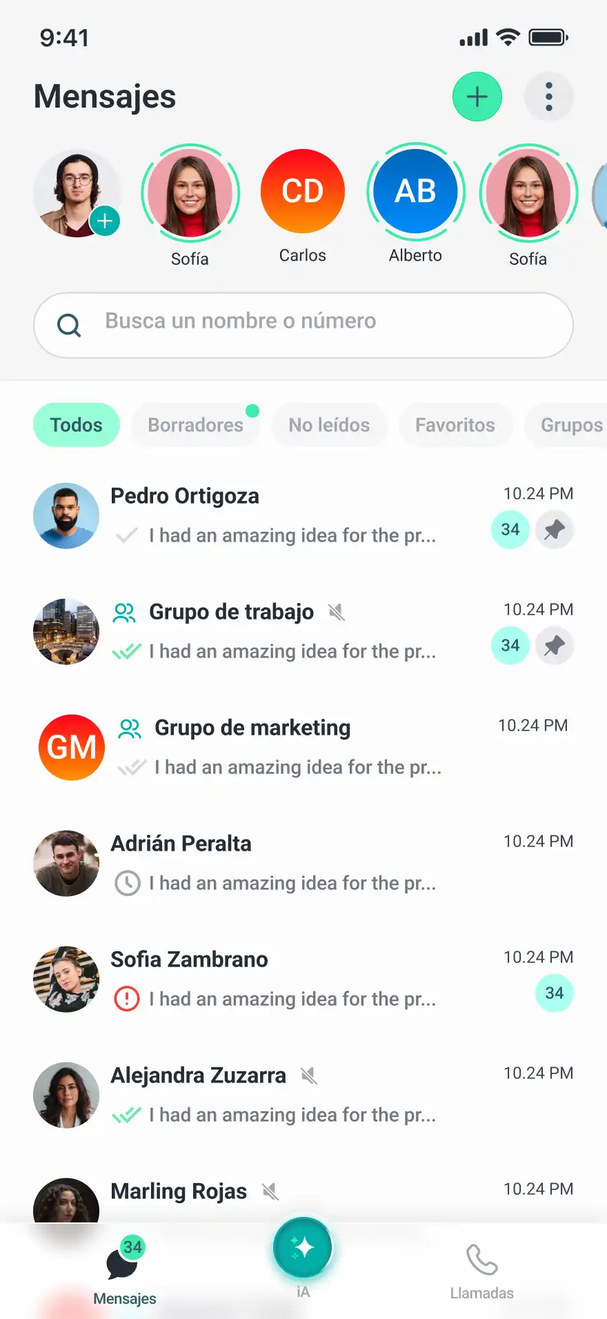 Épale app home screen