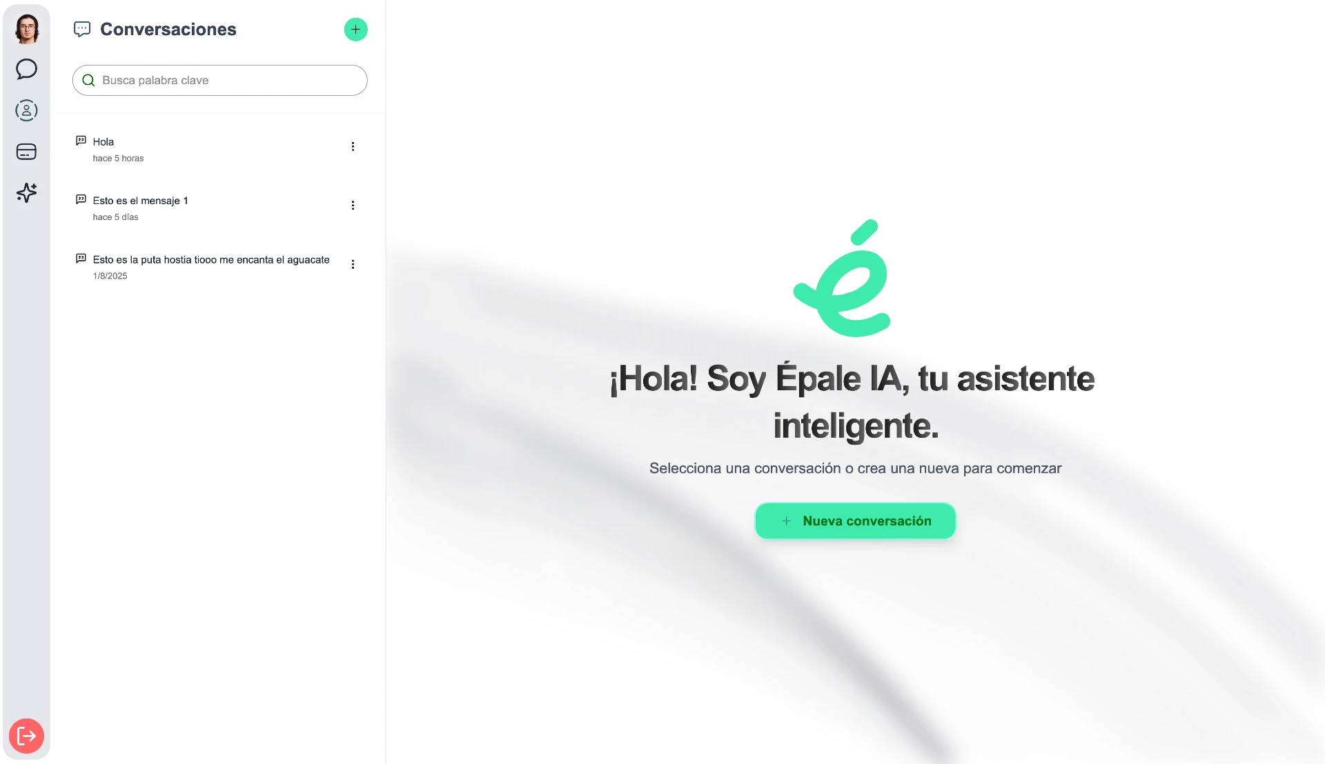 Épale web application interface