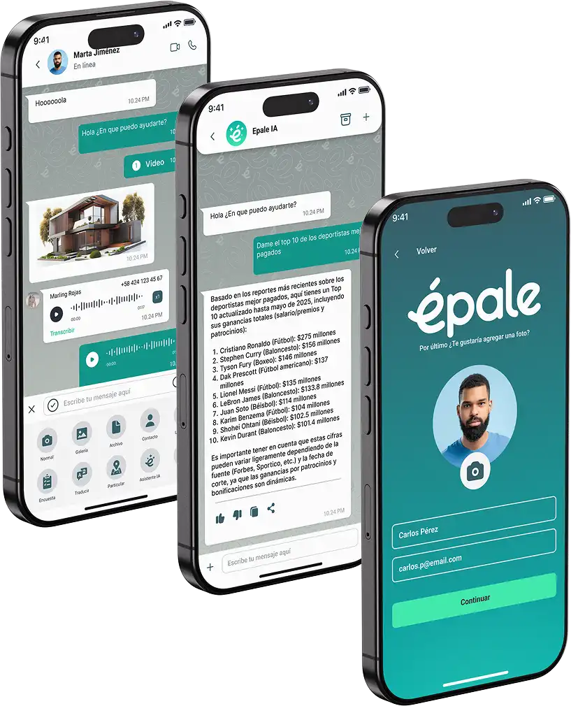 Épale app on multiple devices