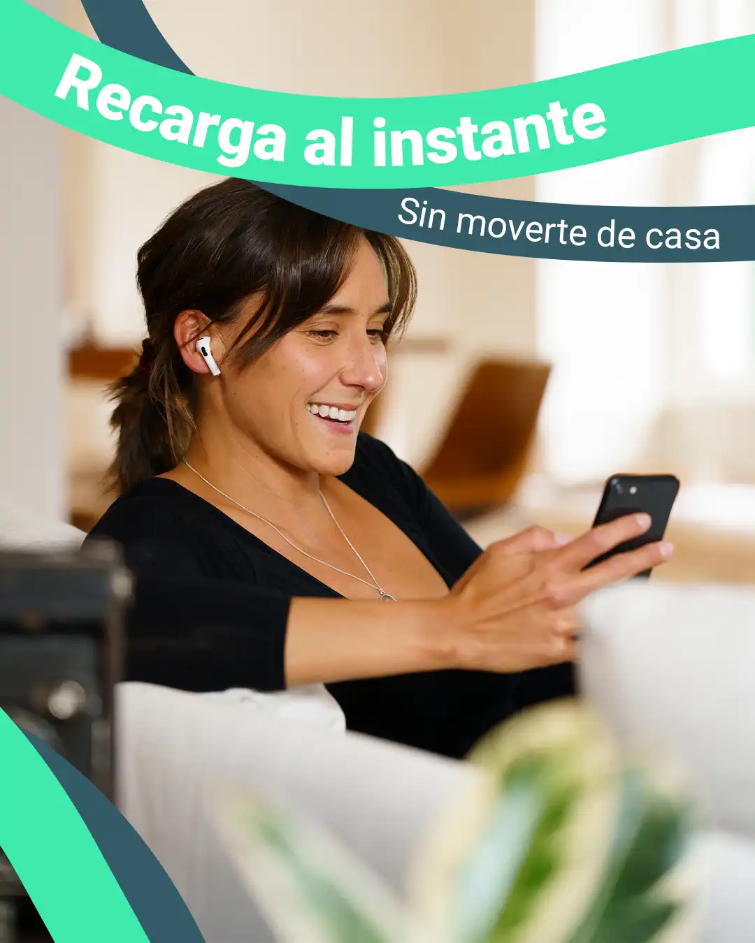 Recarga al instante sin moverte de casa